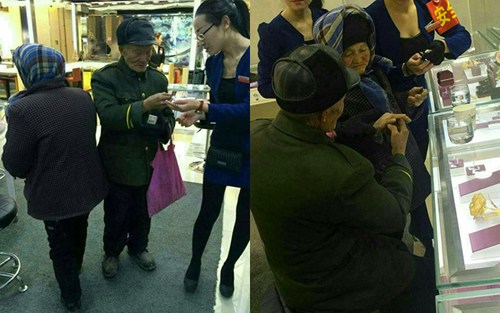 Cụ ông 70 tuổi mua nhẫn kim cương tặng vợ bằng tiền nhặt rác - 1